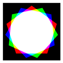 Pentadecagon Rgb Mix 