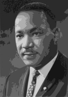 People Silhouette Martin Luther King Face Cartoon Cdc Bac Cac Of Jr Mlk Marther Preview