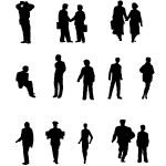 People Vector Silhouettes 