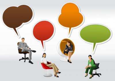 Business - People With Speech Bubbles 