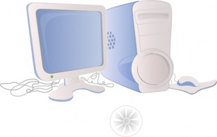 Technology - Personal Computer clip art 