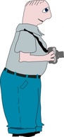 Cartoon - Photographer clip art 