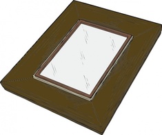 Objects - Picture Frame clip art 