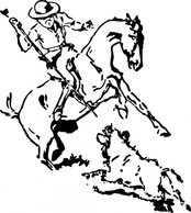 Pig Hunting clip art