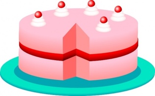 Pink_cake clip art