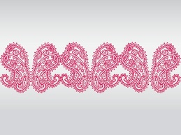 Pink Lace Vector Preview