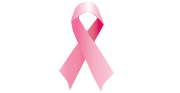 Pink ribbon free vector decoration