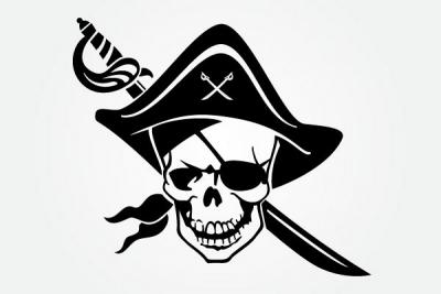 Pirate Skull Vector Head Preview