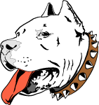 Pitbull Head Vector