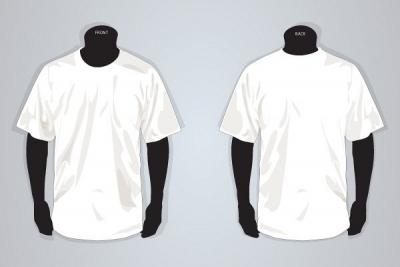 Fashion - Plain White T-shirt Template 