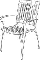 Plastic Chair clip art