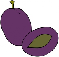 Food - Plum Fruit Food clip art 