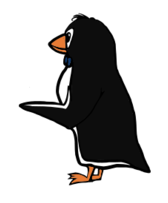 Animals - Pointing Penguin 