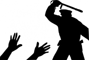 Human - Police Brutality clip art 