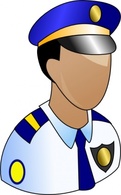 Human - Policeman clip art 