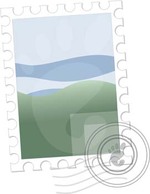 Objects - Postage stamp vector 1 