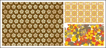 Patterns - Practical flower pattern vector background 