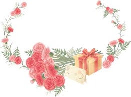 Present Flower Vector