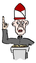 Cartoon - Priest 