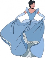 Princess Purple Dress clip art Preview