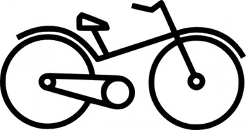 Transportation - Printerkiller Bicycle clip art 