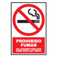 Sign - Prohibido Fumar 