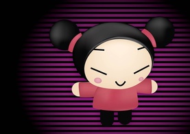 Cartoon - Pucca Vector 