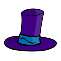 Purple hat