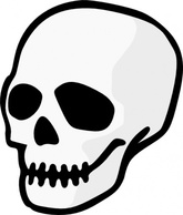 Objects - Purzen Skull clip art 