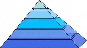 Shapes - Pyramid clip art 