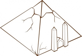 Pyramid clip art