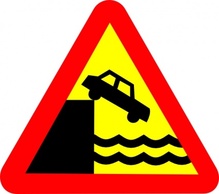 Transportation - Quary Warning clip art 