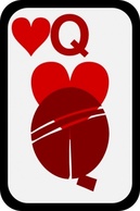 Queen Of Hearts clip art Preview