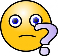 Question Smiley clip art