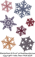 Nature - Quilted Snowflakes 