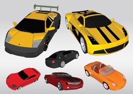 Racing Cars Vectors