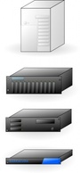 Rack Mount Thick Tower Servers X86 clip art