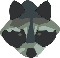 Racoon clip art Preview