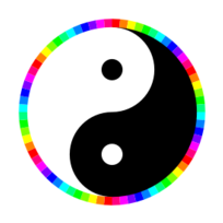 Rainbow Around Yinyang