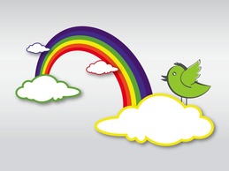 Nature - Rainbow Cartoon 