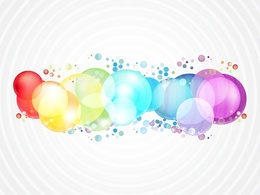 Rainbow Color Bubbles