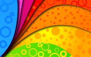 Rainbow Colors on Vector Background Preview