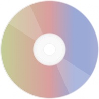 Nature - Rainbow Disc clip art 