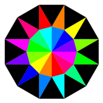 Rainbow Dodecagram Preview