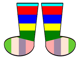 Rainbow Socks