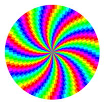 Nature - Rainbow Swirl 120gon 