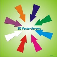 Rainbow Vector Arrows 