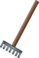 Rake clip art Preview