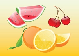 Realistic Fruit Vectors