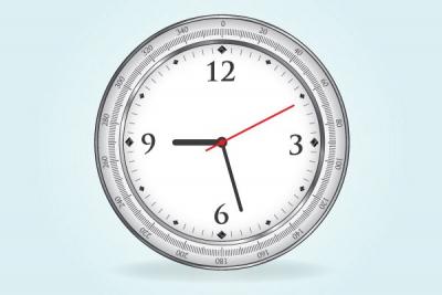 Realistic Vector Clock Illustration Preview